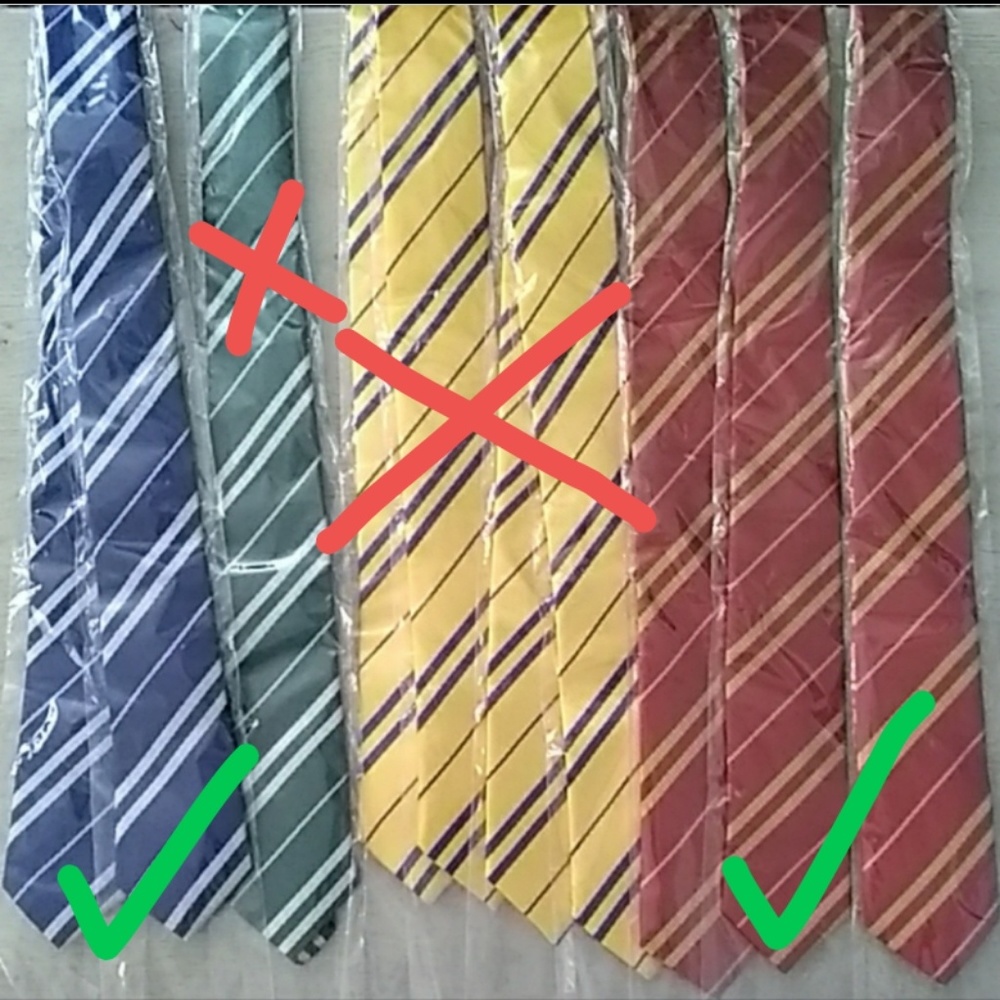 Harry Potter house ties (each)